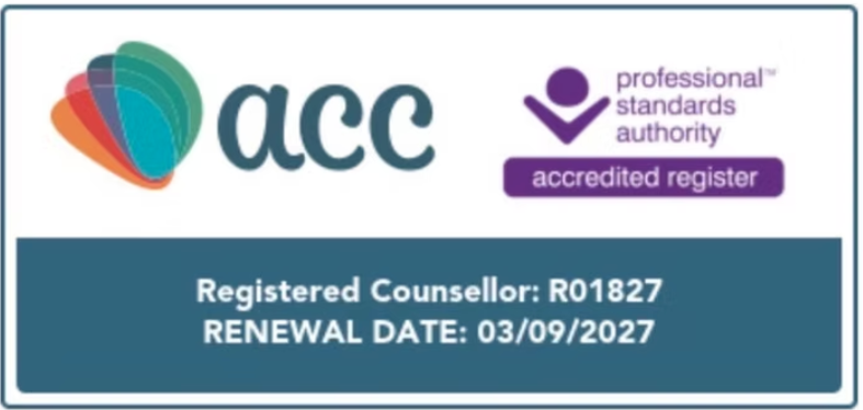 ACC Registered Counsellor R01827